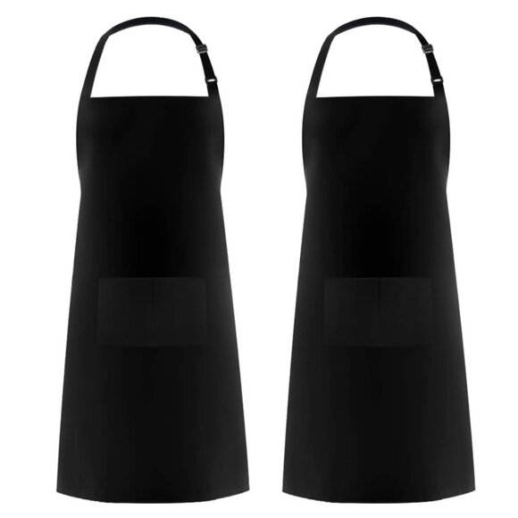 TWO - Luxury Cotton Chef Aprons – Timeless Protection & Style - Picture 1 of 7